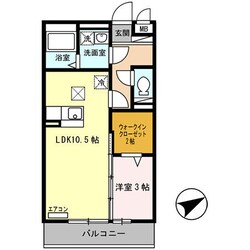 セジュール東阿保の物件間取画像